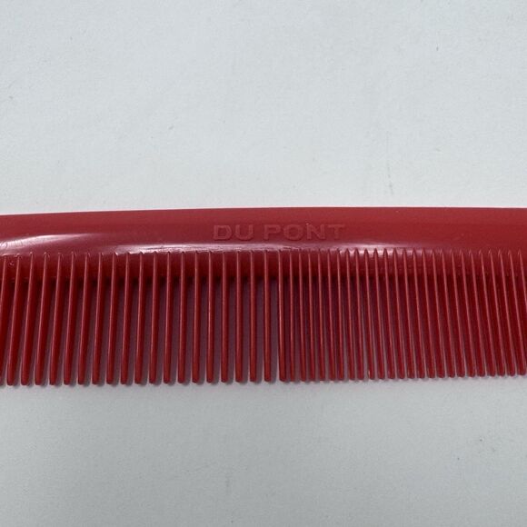 Vintage Du Pont Wide Tooth Hair Comb 7” Pink 1980s - Picture 4 of 4